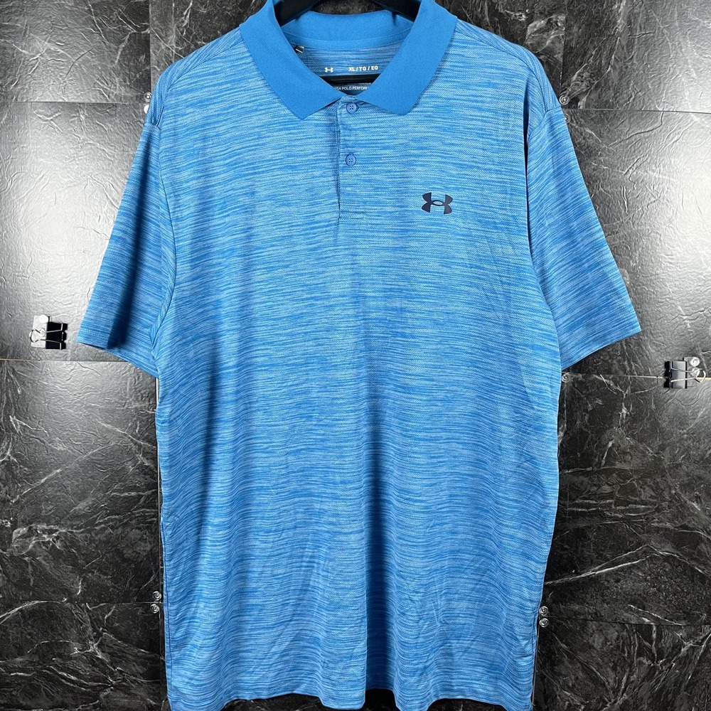 Under Armour Men's Blue Performance Polo Shirt XL